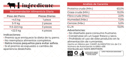 Pops Hígado de Res Liofilizado