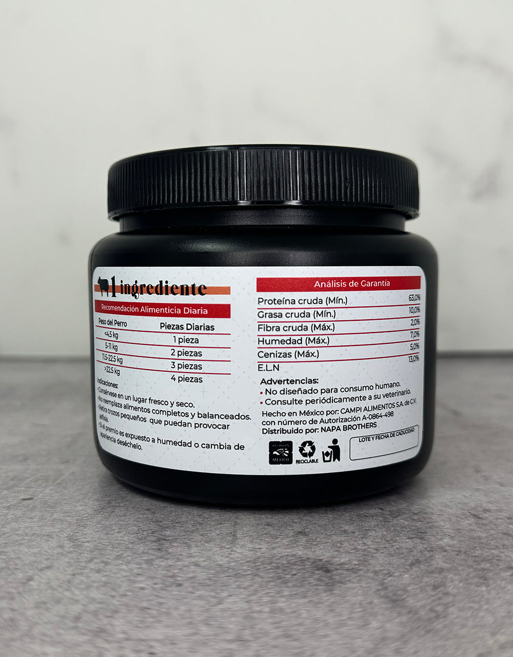 Pops Hígado de Res Liofilizado