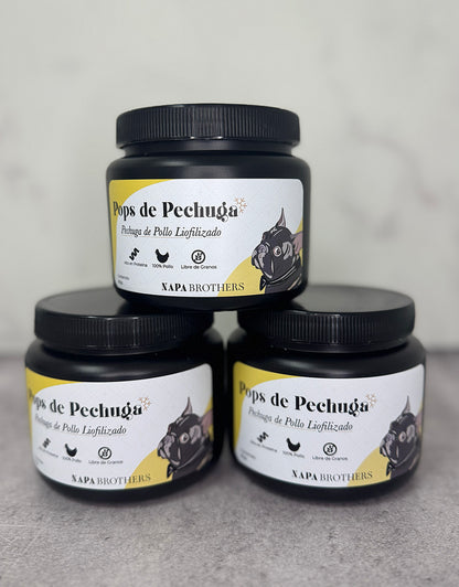 Pops Pechuga de Pollo Liofilizado