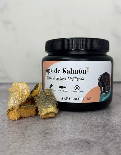 Pops Salmón Liofilizado